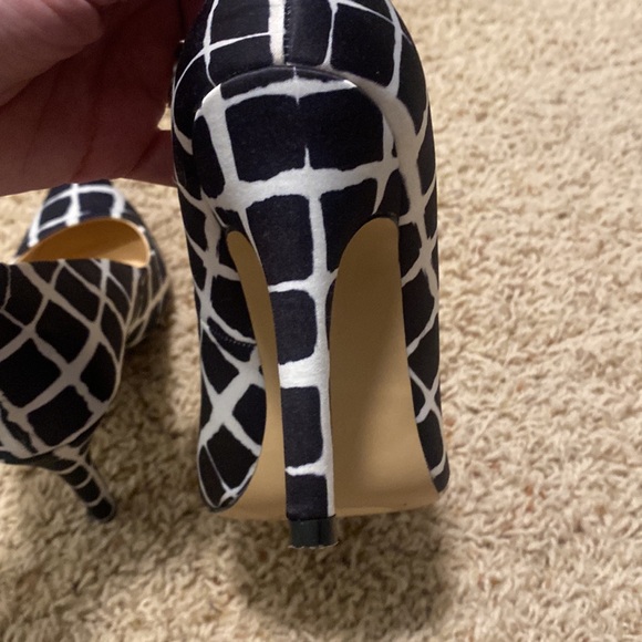 Adam Lippes for Target black white heels 9 - Picture 5 of 7